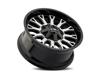 ION Wheels TYPE 152 Gloss Black Machined 8-Lug Wheel; 20x9; 0mm Offset (03-09 RAM 3500 SRW)