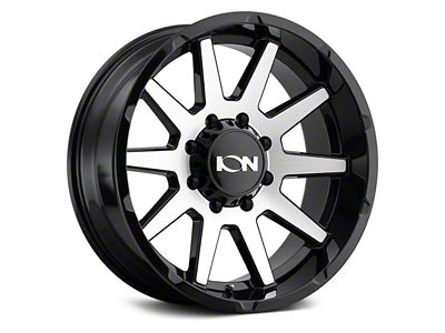 ION Wheels TYPE 143 Gloss Black Machine 6-Lug Wheel; 18x9; 0mm Offset (07-13 Sierra 1500)