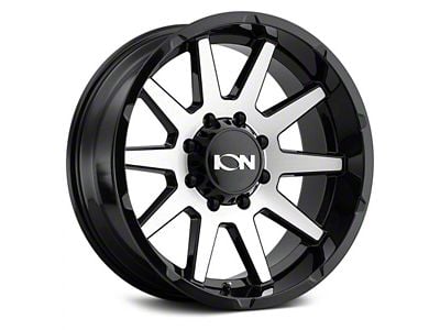 ION Wheels TYPE 143 Gloss Black Machine 6-Lug Wheel; 20x9; 0mm Offset (07-13 Sierra 1500)