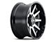 ION Wheels TYPE 143 Gloss Black Machine 6-Lug Wheel; 20x9; 0mm Offset (07-13 Sierra 1500)