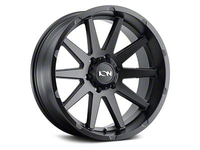 ION Wheels TYPE 143 Matte Black 6-Lug Wheel; 17x9; 18mm Offset (07-13 Sierra 1500)