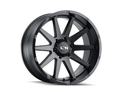 ION Wheels TYPE 143 Matte Black 6-Lug Wheel; 20x9; 0mm Offset (07-13 Sierra 1500)