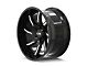 ION Wheels TYPE 151 Gloss Black Milled 6-Lug Wheel; 17x9; 0mm Offset (07-13 Sierra 1500)