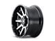 ION Wheels 143 Gloss Black Machined 8-Lug Wheel; 20x10; -19mm Offset (11-14 Sierra 2500 HD)