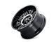 ION Wheels 144 Satin Black Machined 8-Lug Wheel; 20x9; 18mm Offset (11-14 Sierra 2500 HD)