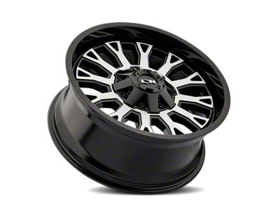 ION Wheels TYPE 152 Gloss Black Machined 8-Lug Wheel; 20x9; 0mm Offset (11-14 Sierra 3500 HD SRW)