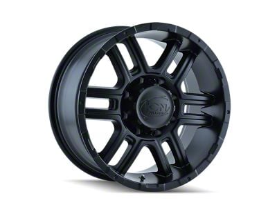 ION Wheels 179 Matte Black 6-Lug Wheel; 17x8; 10mm Offset (07-13 Silverado 1500)