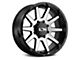 ION Wheels TYPE 143 Gloss Black Machine 6-Lug Wheel; 17x9; -12mm Offset (07-13 Silverado 1500)