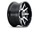 ION Wheels TYPE 143 Gloss Black Machine 6-Lug Wheel; 18x9; 18mm Offset (07-13 Silverado 1500)