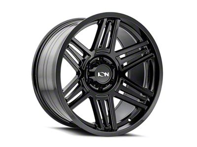 ION Wheels TYPE 147 Gloss Black 6-Lug Wheel; 20x10; -19mm Offset (07-13 Silverado 1500)