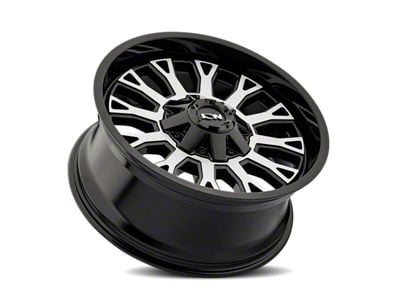 ION Wheels TYPE 152 Gloss Black Machined 8-Lug Wheel; 20x9; 0mm Offset (11-14 Silverado 2500 HD)