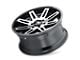 ION Wheels 142 Satin Black Machined 6-Lug Wheel; 20x9; 25mm Offset (07-14 Tahoe)