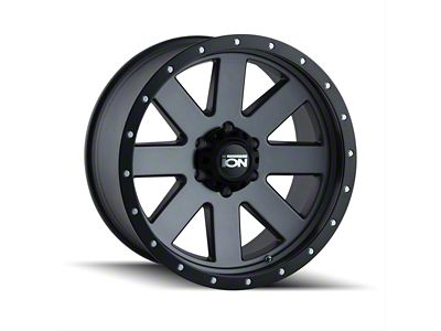 ION Wheels TYPE 134 Matte Gunmetal Beadlock 6-Lug Wheel; 17x8.5; 6mm Offset (07-14 Tahoe)