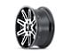 ION Wheels 142 Satin Black Machined 6-Lug Wheel; 20x9; 25mm Offset (07-14 Yukon)