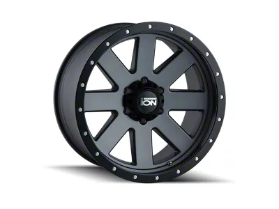 ION Wheels 134 Matte Gunmetal 8-Lug Wheel; 20x9; 0mm Offset (08-10 F-250 Super Duty)