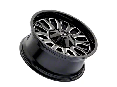 ION Wheels TYPE 152 Gloss Black Milled 8-Lug Wheel; 20x9; 0mm Offset (08-10 F-250 Super Duty)