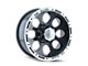 ION Wheels 174 Gloss Black Machined 8-Lug Wheel; 17x9; 0mm Offset (10-18 RAM 2500)