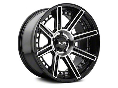 ION Wheels TYPE 149 Black Machined 8-Lug Wheel; 20x9; -12mm Offset (10-18 RAM 3500 SRW)