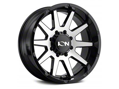 ION Wheels TYPE 143 Gloss Black Machine 6-Lug Wheel; 20x10; -19mm Offset (14-18 Sierra 1500)