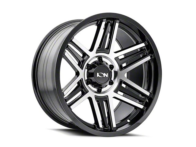 ION Wheels TYPE 147 Black Machined 6-Lug Wheel; 20x9; 18mm Offset (15-20 F-150)