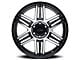 ION Wheels TYPE 147 Black Machined 8-Lug Wheel; 20x9; 0mm Offset (15-19 Sierra 3500 HD SRW)