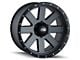 ION Wheels TYPE 134 Matte Gunmetal Beadlock 6-Lug Wheel; 17x8.5; -6mm Offset (99-06 Silverado 1500)
