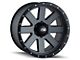 ION Wheels TYPE 134 Matte Gunmetal Beadlock 6-Lug Wheel; 17x8.5; -6mm Offset (07-13 Sierra 1500)