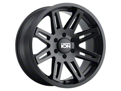 ION Wheels TYPE 142 Matte Black 6-Lug Wheel; 17x9; -12mm Offset (07-13 Sierra 1500)