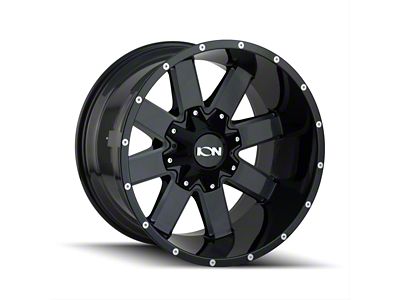 ION Wheels TYPE 141 Gloss Black Milled 6-Lug Wheel; 17x9; 18mm Offset (2024 Ranger)