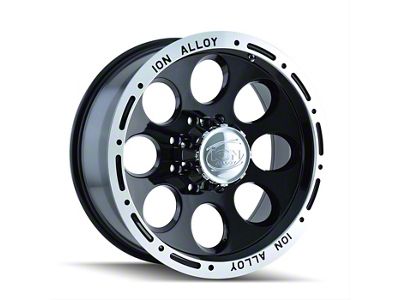 ION Wheels TYPE 174 Black Machined 6-Lug Wheel; 17x9; 0mm Offset (2024 Ranger)