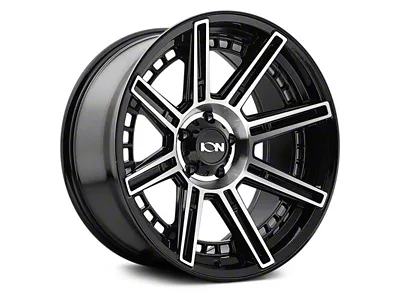 ION Wheels TYPE 149 Black Machined 8-Lug Wheel; 20x9; -12mm Offset (99-07 F-250 Super Duty)