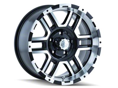 ION Wheels 179 Satin Black Machined 6-Lug Wheel; 17x8; 10mm Offset (23-24 Canyon)