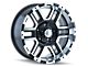 ION Wheels 179 Satin Black Machined 6-Lug Wheel; 17x8; 10mm Offset (23-24 Canyon)