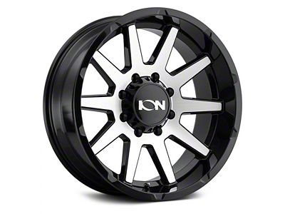 ION Wheels TYPE 143 Gloss Black Machine 6-Lug Wheel; 17x9; -12mm Offset (23-24 Colorado)