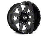 ION Wheels TYPE 141 Gloss Black Milled 5-Lug Wheel; 20x10; -19mm Offset (05-11 Dakota)