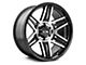 ION Wheels TYPE 147 Black Machined 8-Lug Wheel; 17x9; 0mm Offset (06-08 RAM 1500 Mega Cab)
