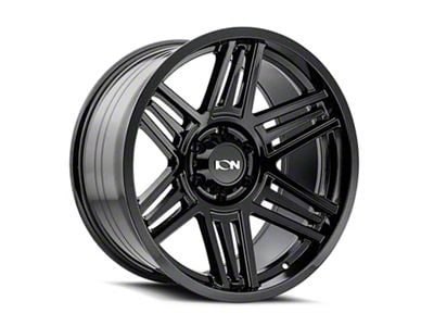 ION Wheels TYPE 147 Gloss Black 6-Lug Wheel; 17x9; 0mm Offset (14-18 Silverado 1500)