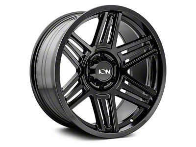 ION Wheels TYPE 147 Gloss Black 8-Lug Wheel; 20x9; 0mm Offset (07-10 Silverado 2500 HD)
