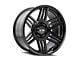 ION Wheels TYPE 147 Gloss Black 8-Lug Wheel; 17x9; 0mm Offset (20-24 Silverado 2500 HD)