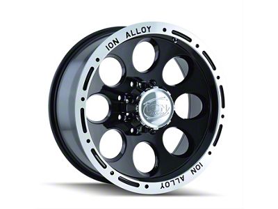 ION Wheels TYPE 174 Black Machined 6-Lug Wheel; 17x9; 0mm Offset (21-24 Yukon)