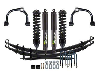 Ironman 4x4 3-Inch Foam Cell Pro Light Load Suspension Lift Kit with Black Coil Springs and Shocks; Stage 2 (21-25 F-150, Excluding Raptor)