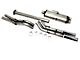 JBA Dual Exhaust System with Chrome Tips; Same Side Exit (15-20 2.7L EcoBoost F-150)
