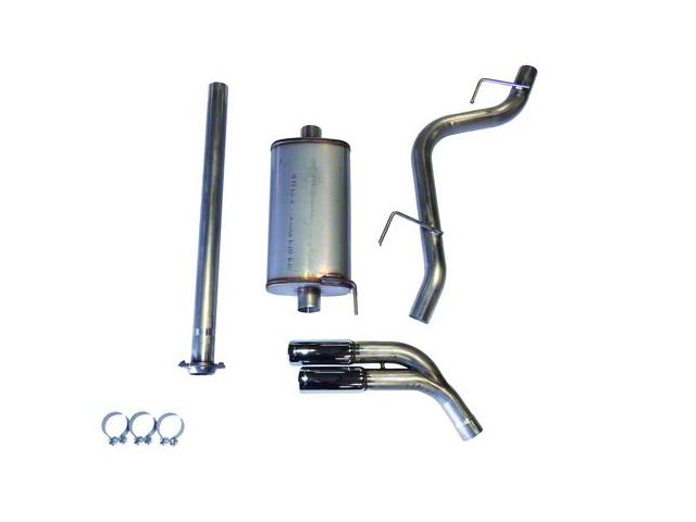 JBA Single Exhaust System with Chrome Tips; Side Exit (15-20 2.7L EcoBoost F-150)