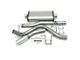 JBA Single Exhaust System with Chrome Tip; Side Exit (01-03 4.6L F-150)