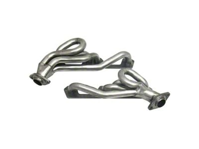 JBA 1-1/2-Inch Shorty Headers; Natural (96-02 5.2L, 5.9L V8 RAM 2500)