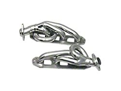 JBA 1-5/8-Inch Shorty Headers; Silver Ceramic (03-08 5.7L RAM 2500)