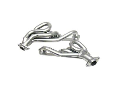 JBA 1-1/2-Inch Shorty Headers; Silver Ceramic (96-02 5.9L V8 RAM 3500)