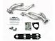 JBA 1-1/2-Inch Shorty Headers; Silver Ceramic (99-02 4.3L Sierra 1500)