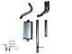 JBA Single Exhaust System with Chrome Tips; Side Exit (19-24 5.3L Sierra 1500 w/o Factory Dual Exhaust)
