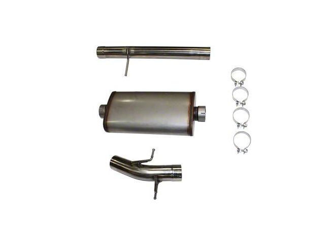 JBA Dual Exhaust System with Chrome Tips; Rear Exit (19-24 6.2L Silverado 1500 w/ Factory Dual Exhaust)